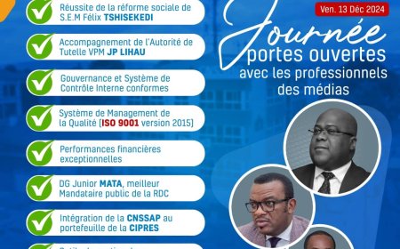 CNSSAP : journée portes ouvertes entre les professionnels des médias et le top manager Junior Mata (communication) MANAGER JUNIOR MATA