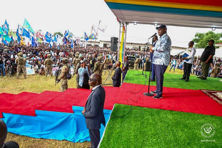 Tshikapa : Tshisekedi invite les jeunes à s'enrôler dans l'armée 