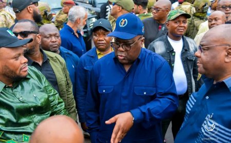 Kinshasa : Félix Tshisekedi visite les avenues menant vers le centre ville