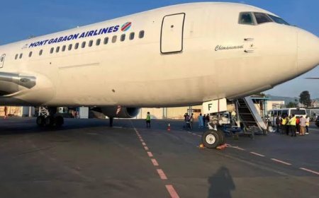 RDC : un Boeing régulier de Mont Gabaon a failli faire crash après 20 minutes de vol suite au dysfonctionnement d'un moteur