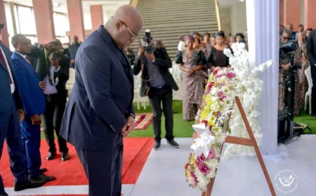 Félix Tshisekedi rend ses derniers hommages au député national honoraire Donatien Kabanga
