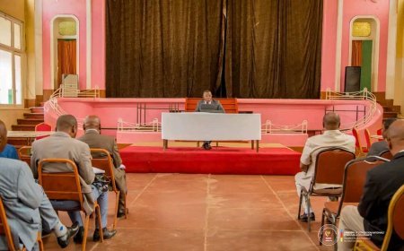 EDU-NC : les inspecteurs principaux provinciaux adjoints et les chefs des pools du Haut-Katanga 1 évaluent les activités de l'inspection scolaire menées au premier trimestre