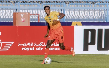 CAN U20 : les Léopardeaux dominent la Centrafrique et s’installent en tête du groupe C