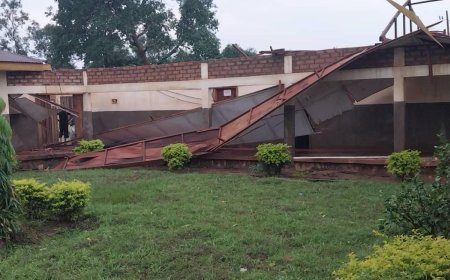 Kwilu : de lourds dégâts à Bandundu après une forte pluie accompagnée de vents violents