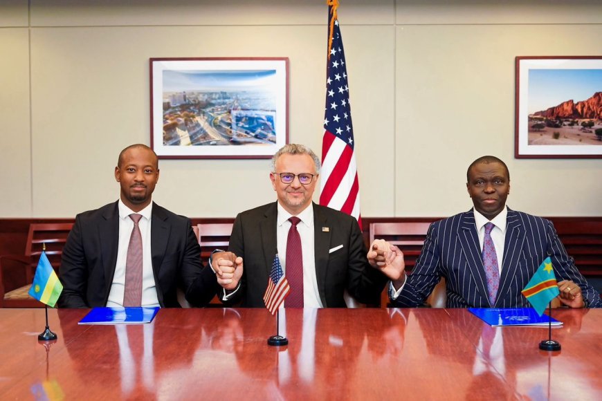 Kinshasa et Kigali paraphent le texte des principes du cadre d’intégration économique régionale à Washington 