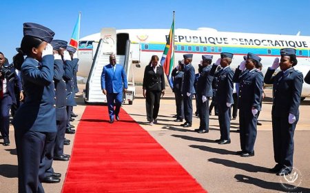 Coopération : Félix Tshisekedi en visite de travail à Pretoria (Afrique du Sud)