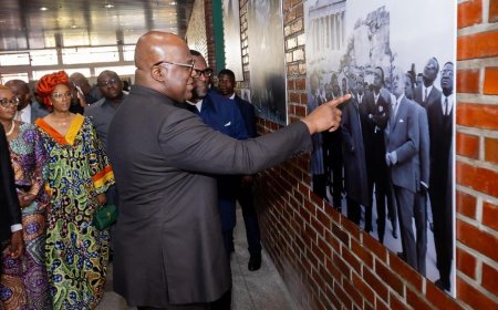 RDC : Félix Tshisekedi visite l’exposition « Mobutu : une vie, un destin » au Musée national