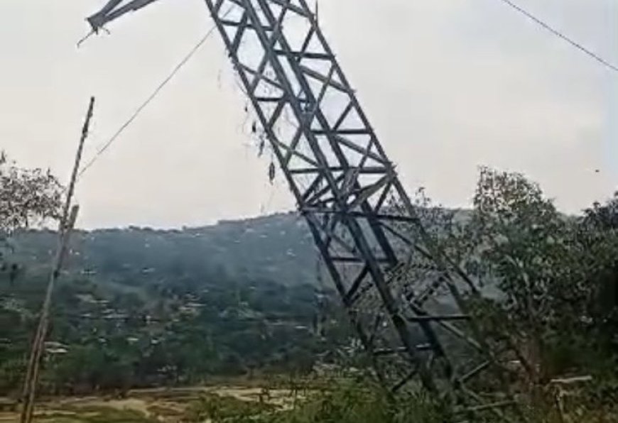 Kinshasa : un pylône électrique menacé d’effondrement à Selembao