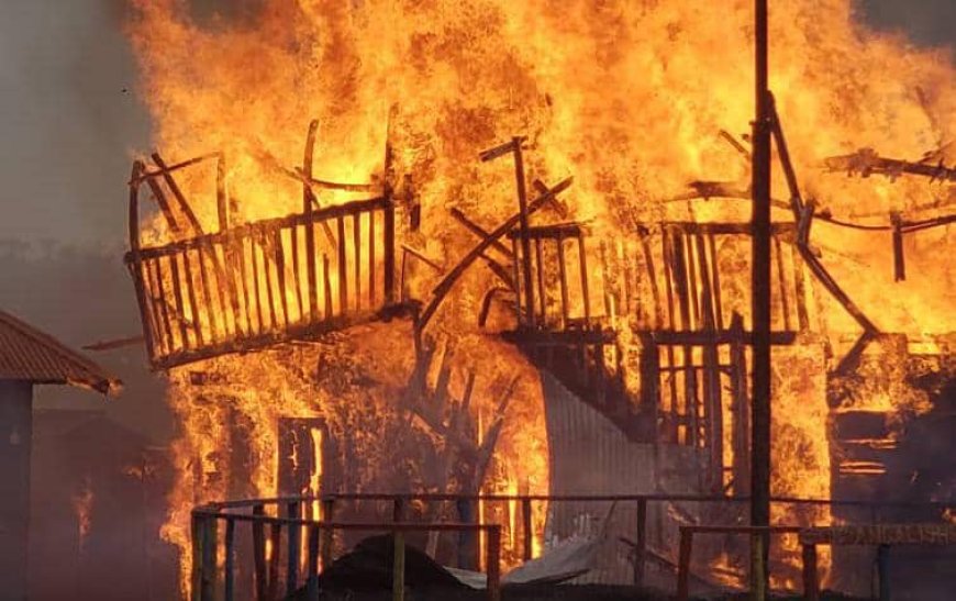 Sud-Kivu : un incendie ravage plus de 400 maisons à Lugushwa