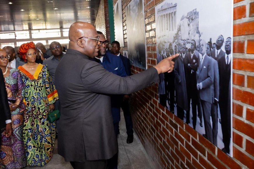 RDC : Félix Tshisekedi visite l’exposition « Mobutu : une vie, un destin » au Musée national