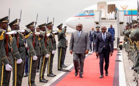 Coopération : Felix Tshisekedi à Luanda (Angola) pour prendre part au sommet UA-UE