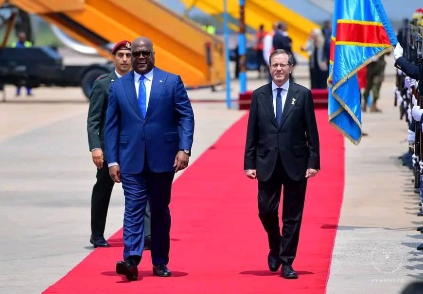 Le président israélien Isaac Herzog en visite de travail en RDC