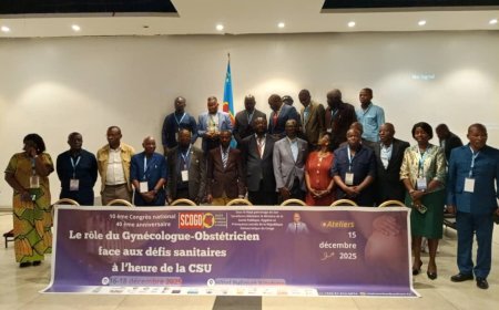 RDC : La SCOGO clôture son 10ᵉ congrès national et trace une feuille de route pour la santé mère-enfant