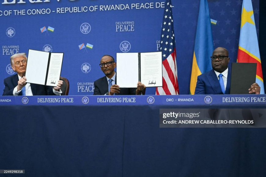 Signature de l’accord de paix RDC-Rwanda : pas de poignée de main entre Paul Kagame et Tshisekedi