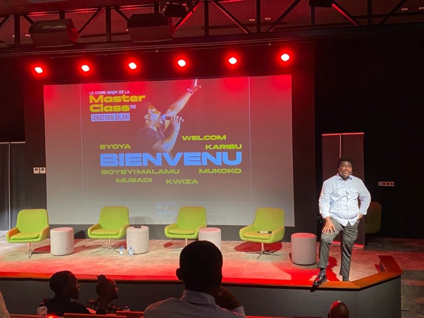 Jonathan Bilari inspire la jeunesse congolaise lors d’un master class sur l’art oratoire