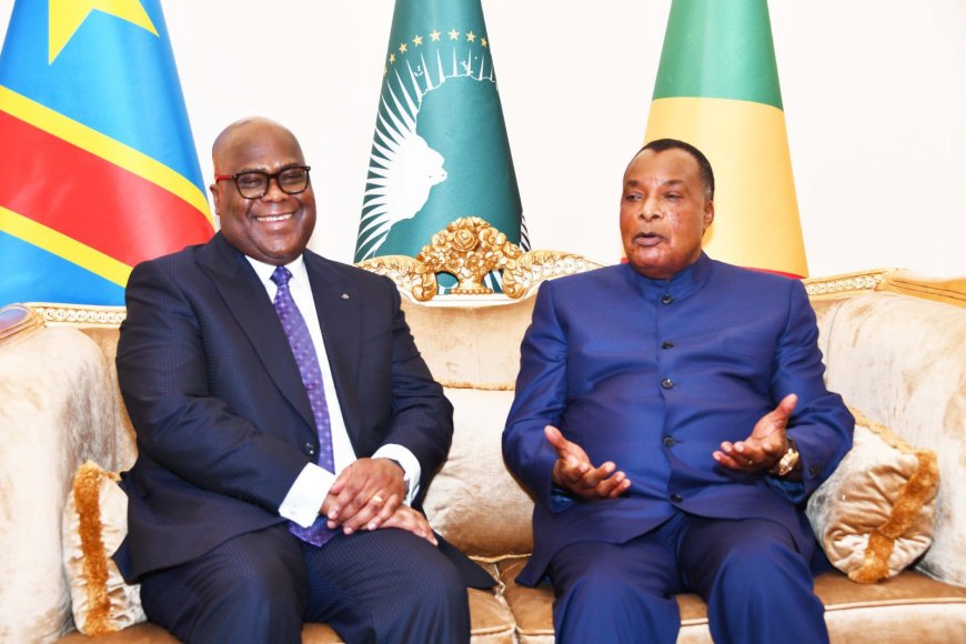 Coopération : Félix Tshisekedi séjourne au Congo-Brazzaville