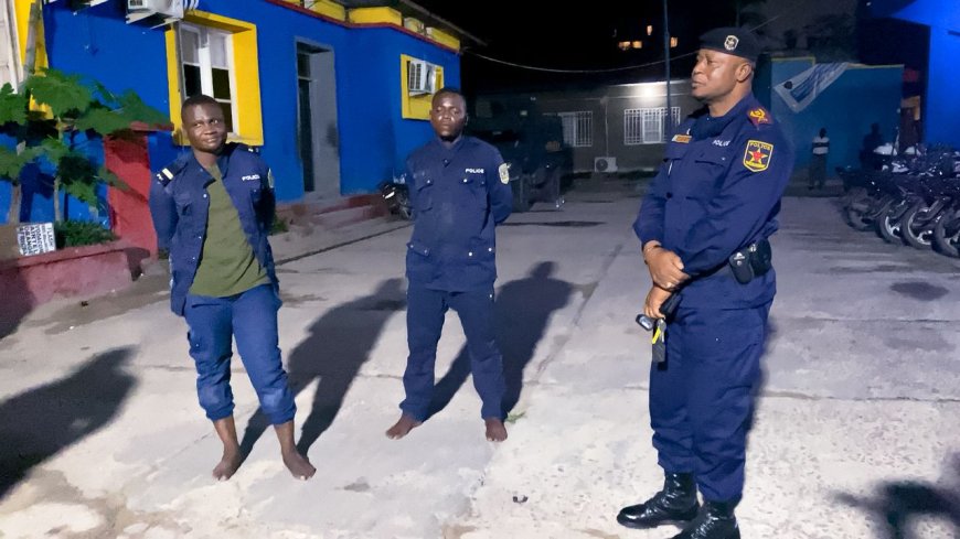 Kinshasa : deux faux policiers interpellés au commissariat urbain de Mont-Ngafula