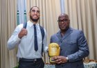 RDC : Tony Yoka présente à Félix Tshisekedi ses projets d’encadrement, de formation et de détection des jeunes talents congolais