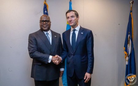 Félix Tshisekedi et le président d’Exim Bank discutent à Washington des minerais critiques et du projet Inga