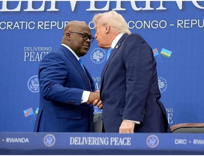 Donald Trump encense Félix Tshisekedi : « C’est un homme brave »