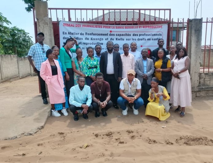 RDC : Plus de 20 journalistes du Kwilu et du Kwango formés sur les droits en santé sexuelle et reproductive