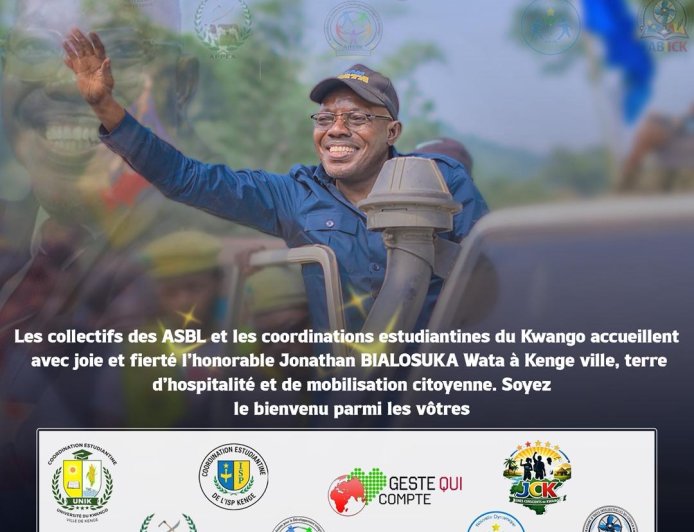 Kwango : le député Jonathan Wata attendu ce jeudi 12 février à Kenge