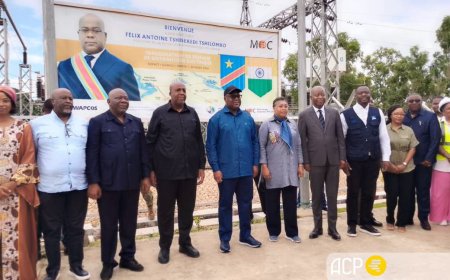 Kwilu : Félix Tshisekedi lance le courant de Kakobola à Kikwit