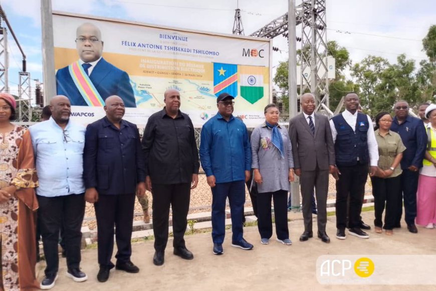 Kwilu : Félix Tshisekedi lance le courant de Kakobola à Kikwit