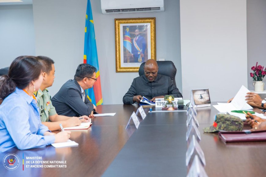 L’ambassadeur de Chine exprime la volonté de son pays d’apporter un appui aux FARDC