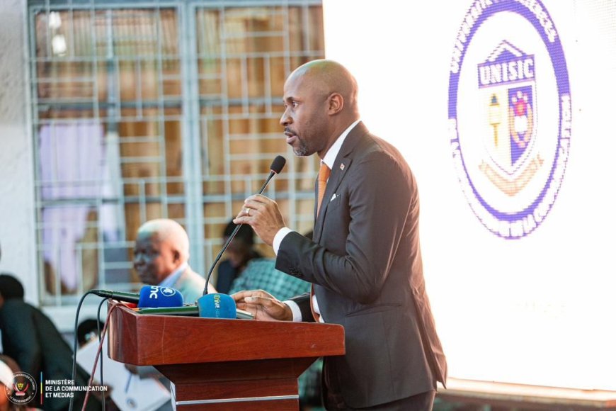 UNISIC : Patrick Muyaya soutient la création d’un studio moderne de radio-télévision