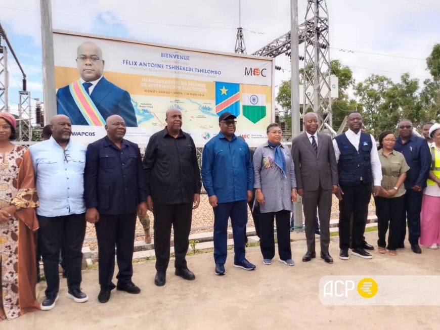 Kwilu : Félix Tshisekedi lance le courant de Kakobola à Kikwit