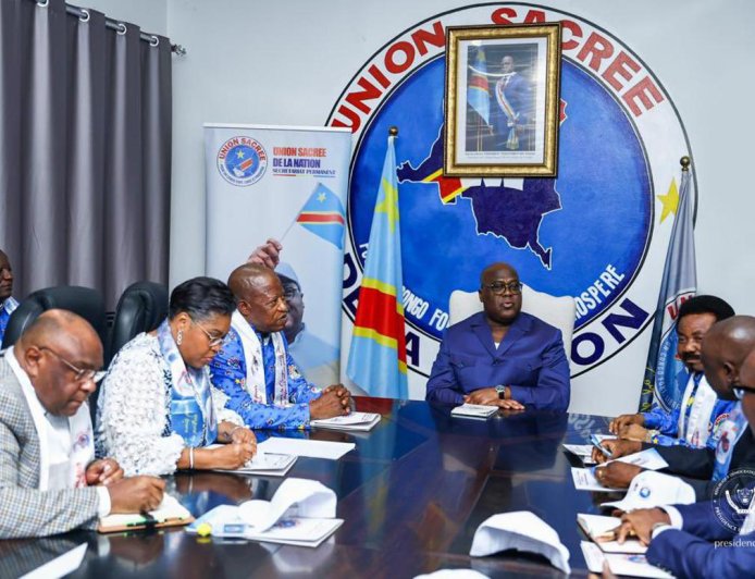 RDC : l’Union sacrée lance des consultations nationales en vue de la modification de la Constitution