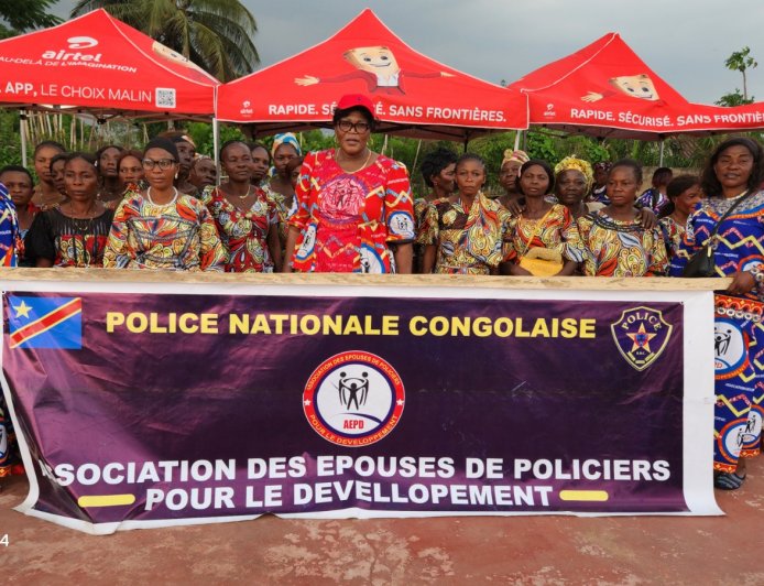 08 Mars au Kwango : Autonomisation des Épouses des Policiers et FARDC avec l’Accompagnement d’Airtel