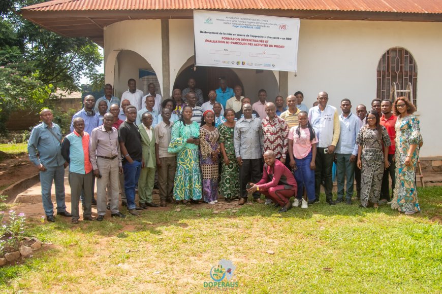 Kasaï-Oriental : lancement de la formation décentralisée et de l’évaluation mi-parcours du projet Doperaus à Mbuji-Mayi