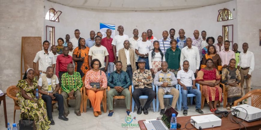 Kasaï-Oriental : clôture de la formation du projet Doperaus à Mbuji-Mayi, des recommandations fortes pour renforcer la coordination sanitaire