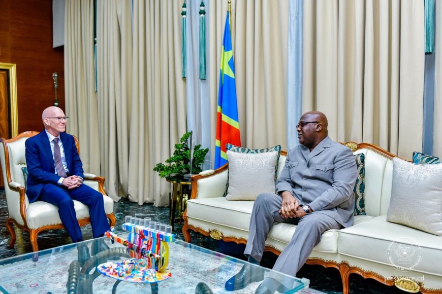 RDC : Félix Tshisekedi et le nouveau patron de la MONUSCO échangent sur la protection des civils et l’appui à la mise en œuvre des mécanismes de cessez-le-feu