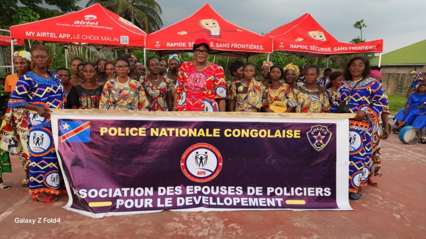 08 Mars au Kwango : Autonomisation des Épouses des Policiers et FARDC avec l’Accompagnement d’Airtel