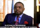 RDC : Germain Kambinga estime que le référendum reste possible même en pleine guerre, contrairement aux élections ‎