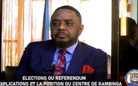 RDC : Germain Kambinga estime que le référendum reste possible même en pleine guerre, contrairement aux élections ‎