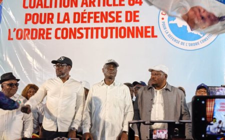 RDC : la coalition « Article 64 pour la défense de l’ordre constitutionnel » tend la main au peuple congolais pour le départ de Tshisekedi en 2028