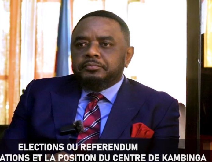 RDC : Germain Kambinga estime que le référendum reste possible même en pleine guerre, contrairement aux élections ‎