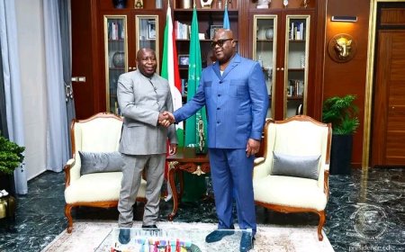 Évariste Ndayishimiye en visite officielle de 48 heures en RDC