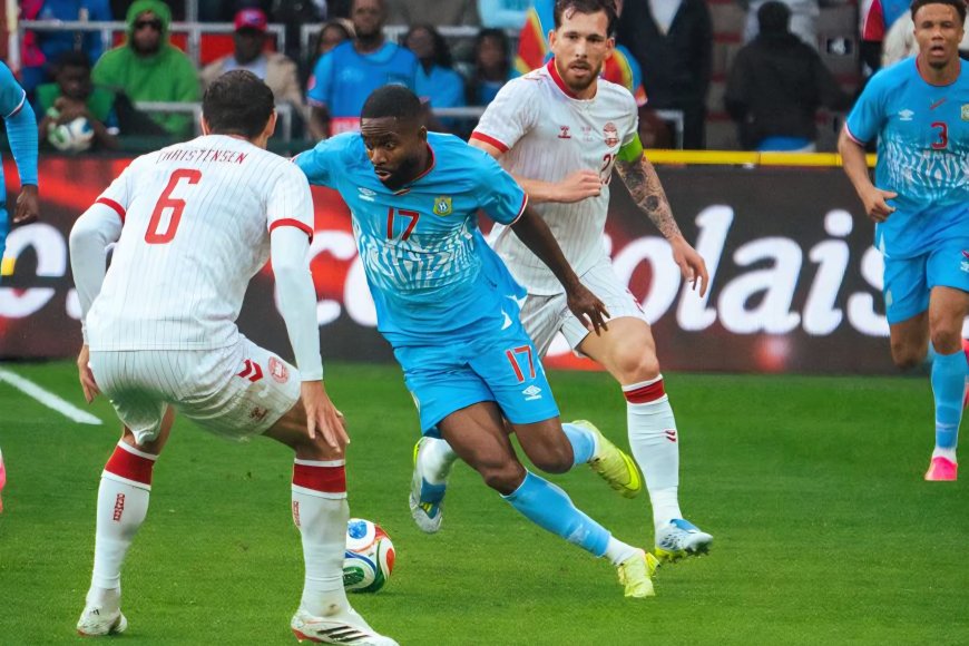 Amical : la RDC tient tête au Danemark mais manque de réalisme offensif