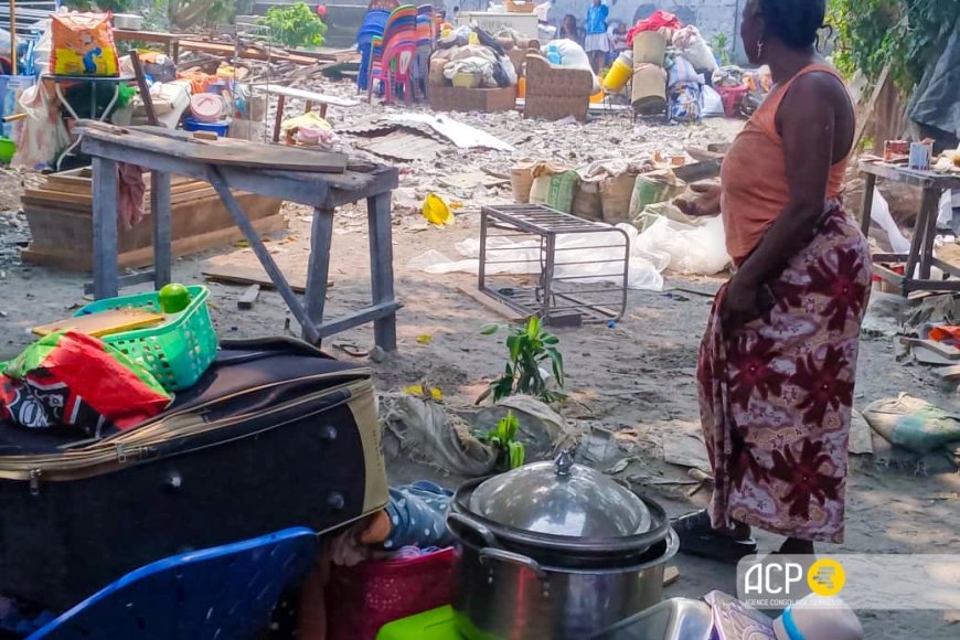 Kinshasa : démolition de constructions anarchiques le long de la voie ferrée à Masina