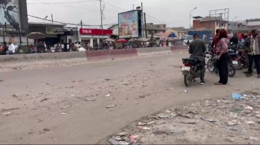 Ville morte à Kinshasa : Bandalungwa tourne au ralenti en matinée