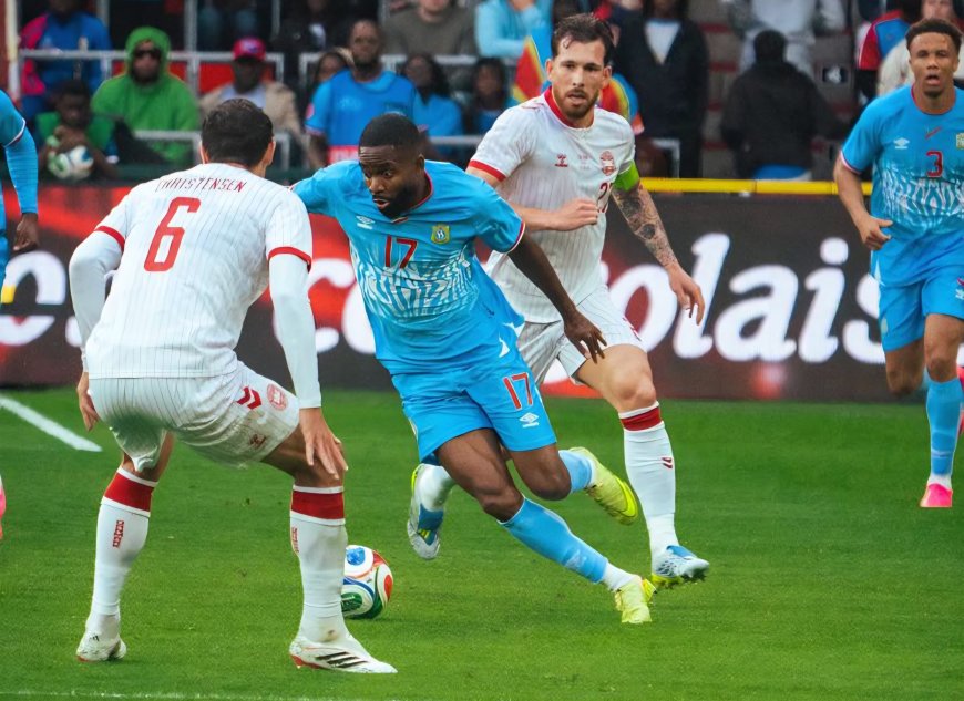 Amical : la RDC tient tête au Danemark mais manque de réalisme offensif