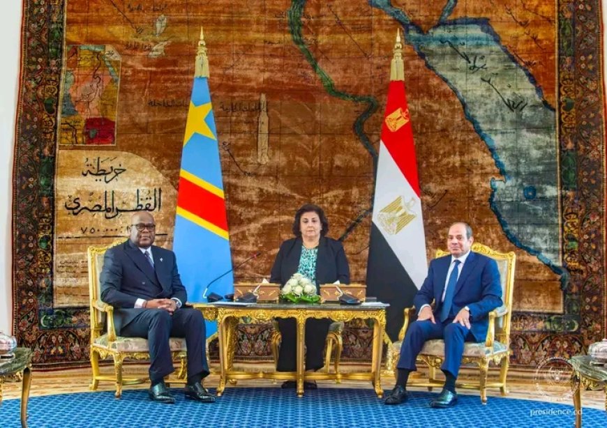 RDC - Égypte : Félix Tshisekedi et Abdel Fattah Al-Sissi signent plusieurs accords de coopération