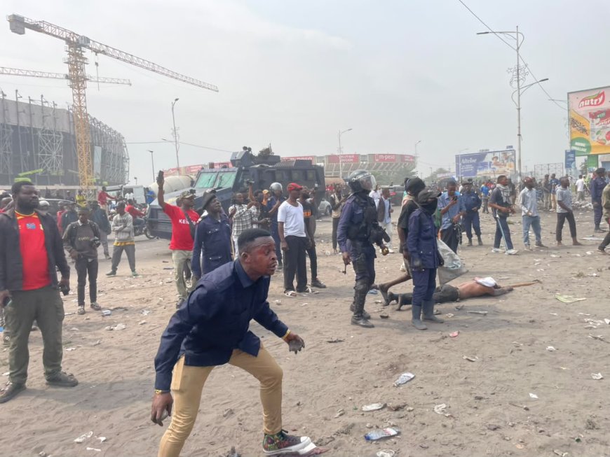 Kinshasa : le sit-in de l'opposition dispersé, plusieurs leaders blessés