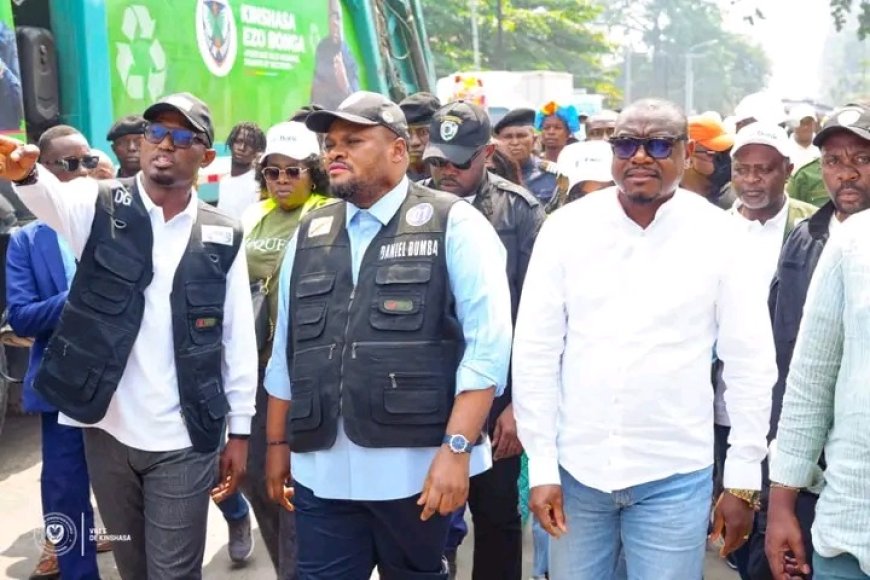 Kinshasa : Daniel Bumba mobilise les kinois pour une ville plus propre