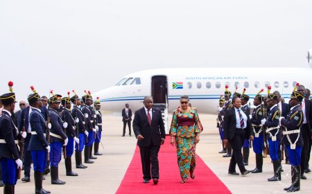 Cyril Ramaphosa à Kinshasa pour le renforcement de la coopération RDC - Afrique du Sud et la lutte contre Ebola
